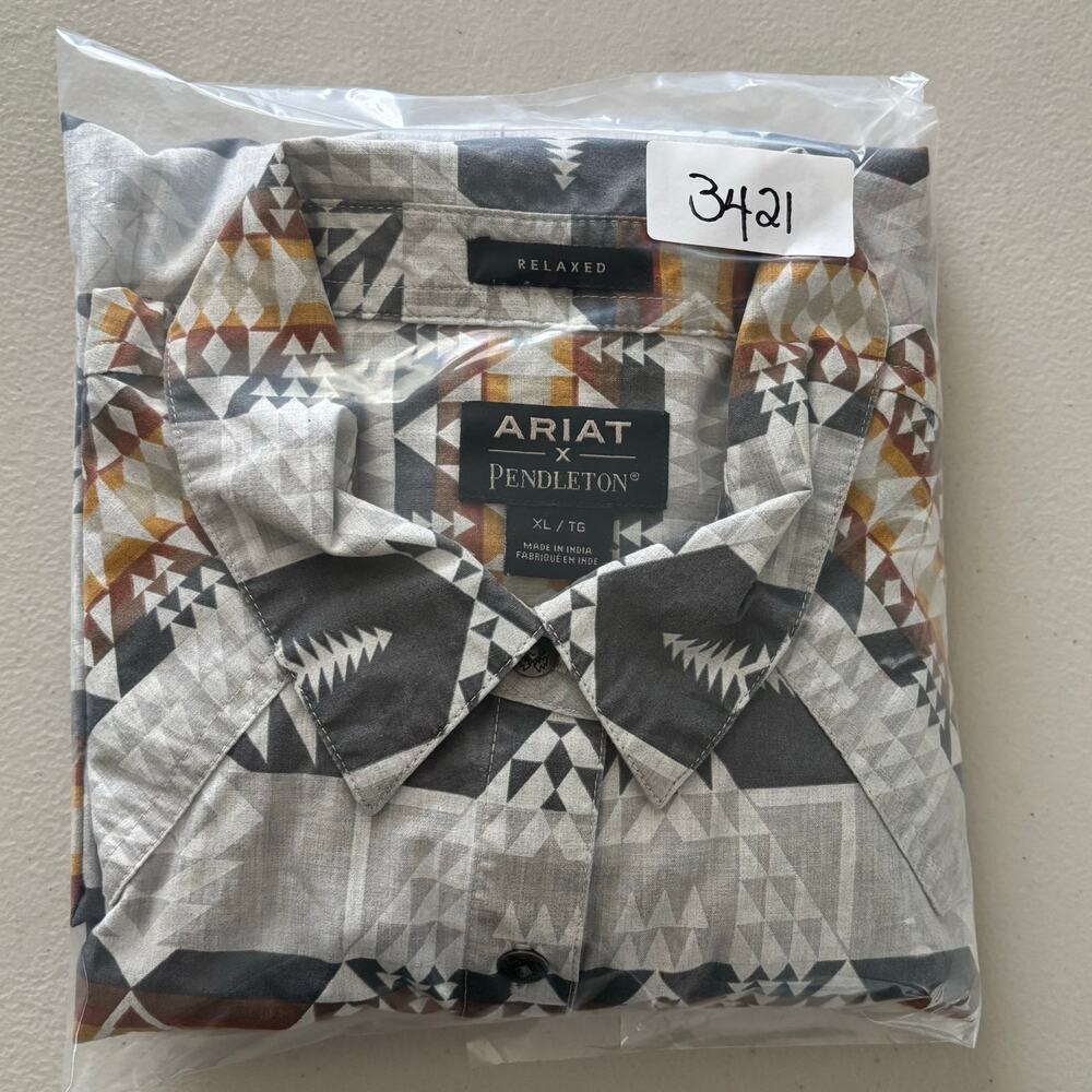 Ariat x Pendleton Multicolor Aztec Relaxed Fit Lo… - image 11